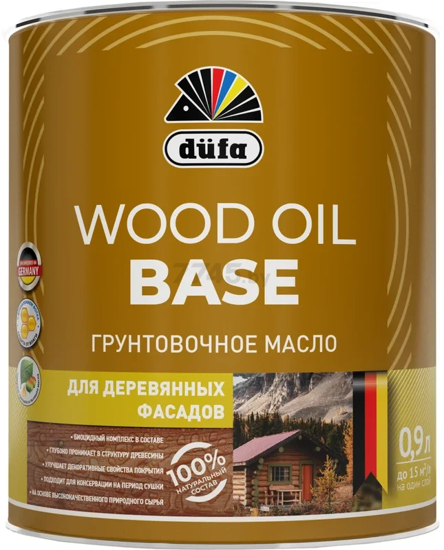 Масло грунтовочное DUFA Wood Oil Base 0,9 л