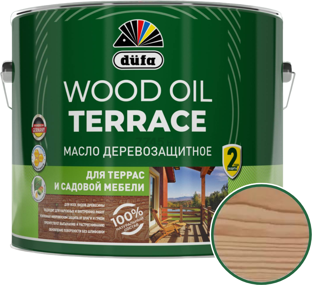 Масло DUFA Wood Oil Terraсe дуб 2 л