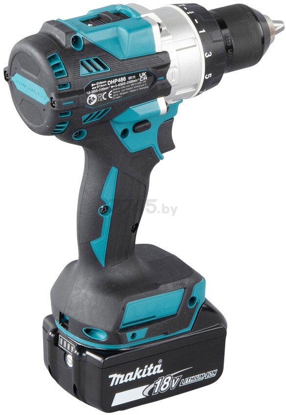 Дрель-шуруповерт аккумуляторная MAKITA LXT DHP 486 Z (DHP486Z) - Фото 14