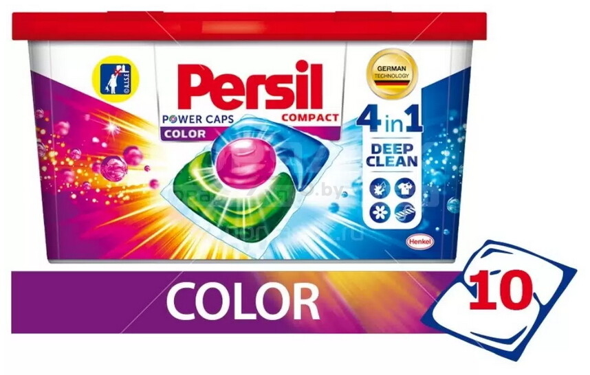 Капсулы для стирки PERSIL (ПЕРСИЛ) Капс Колор 10 штук (РТ-1)