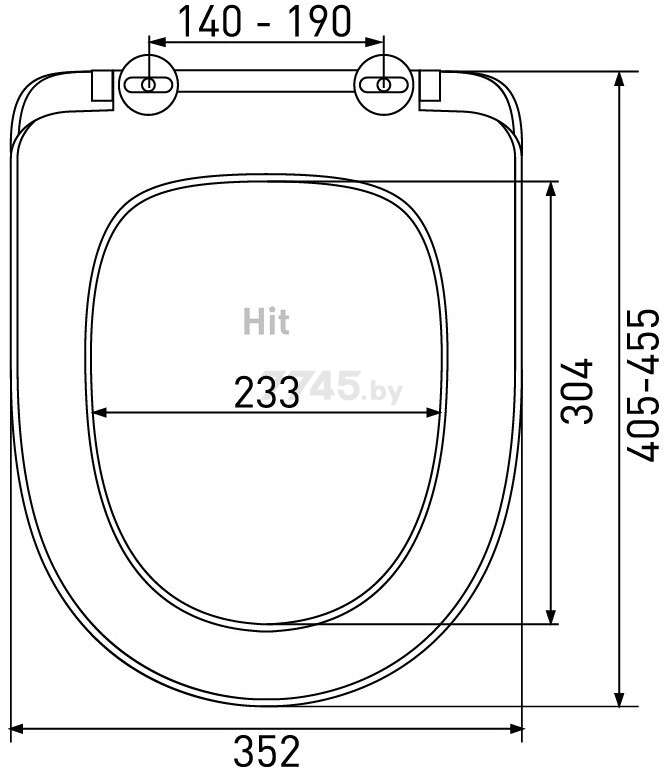 Сиденье для унитаза BERGES Hit A (010401) - Фото 2