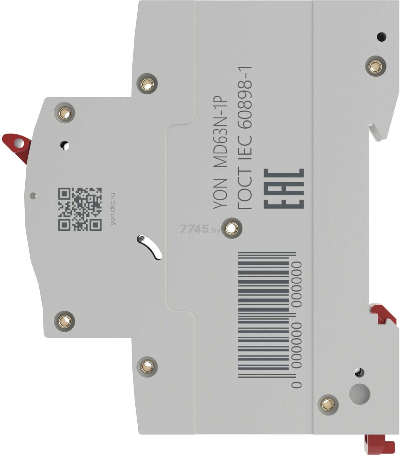 Автоматический выключатель DKC YON MAX MD63N 1P 20A B 6kA 1М (MD63N-1PB20) - Фото 3