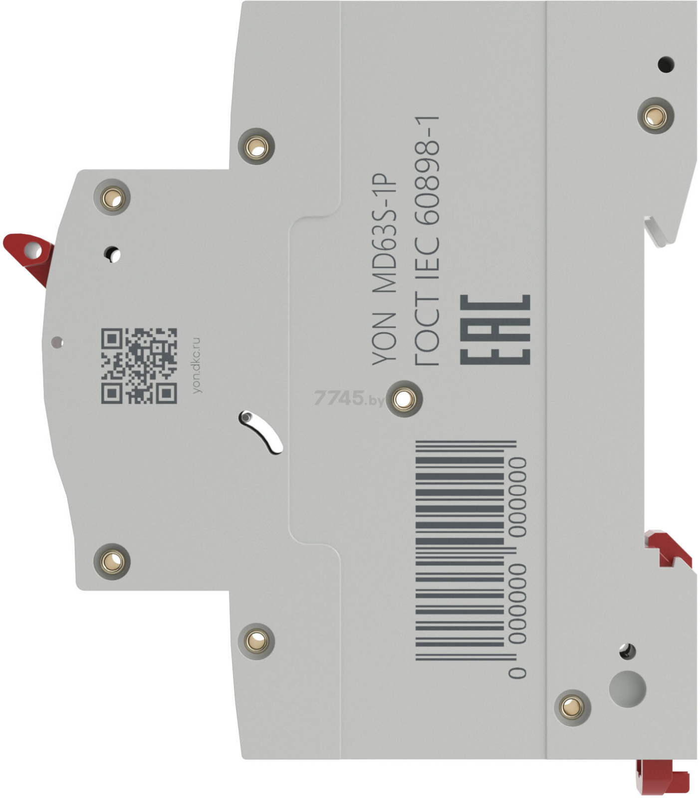 Автоматический выключатель DKC YON MAX MD63S 1P 16A B 4.5kA 1М (MD63S-1PB16) - Фото 3