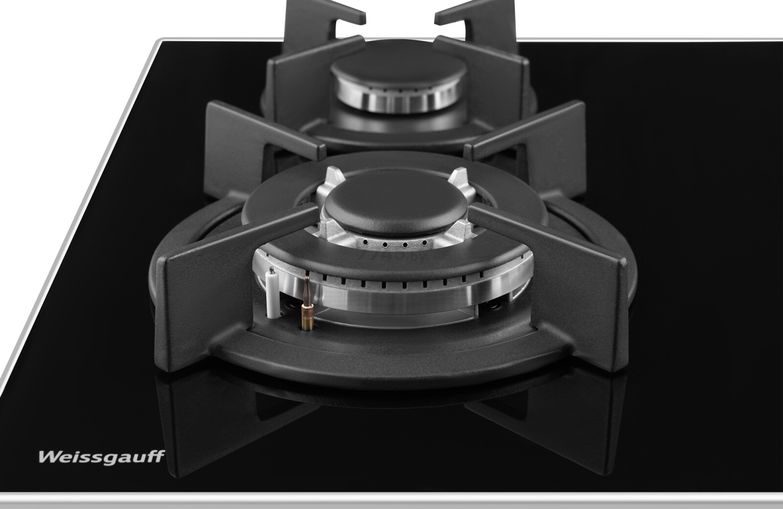Панель варочная газовая WEISSGAUFF HGG 640 BG Nano Glass (HGG640BGNanoGlass) - Фото 5