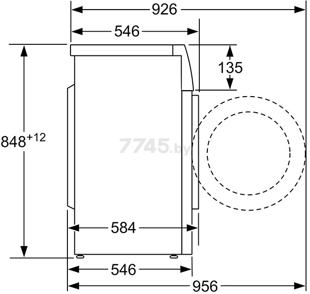 Стиральная машина BOSCH WAJ2407GPL - Фото 8