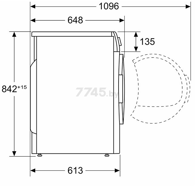 Машина сушильная BOSCH WQG233CRPL - Фото 7