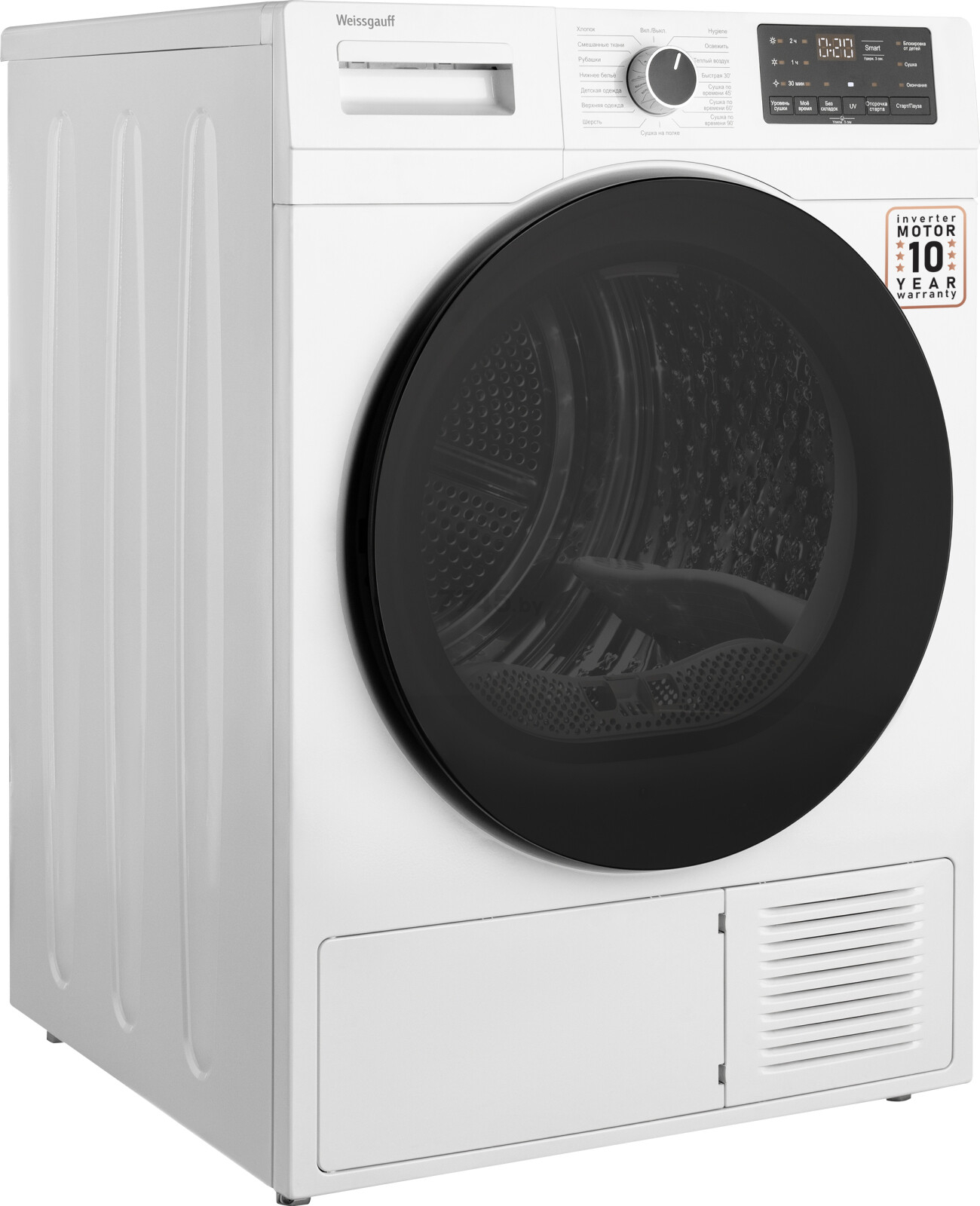 Машина сушильная WEISSGAUFF WD 6110 Heat Pump (WD6110HeatPump) - Фото 2