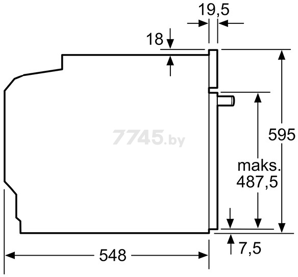 Шкаф духовой электрический SIEMENS HB774G1B1 - Фото 5