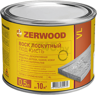 Воск лоскутный под кисть ZERWOOD VL 0,5 л