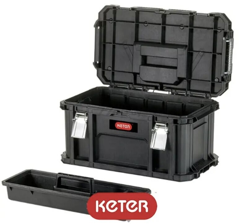 Ящик для инструмента KETER Connect tool box-Black-STD (17205288) - Фото 2