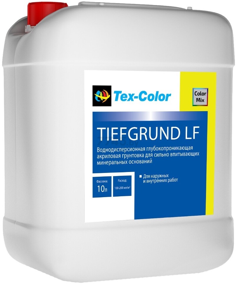 Грунтовка акриловая TEXCOLOR Tiefgrund LF 10 л