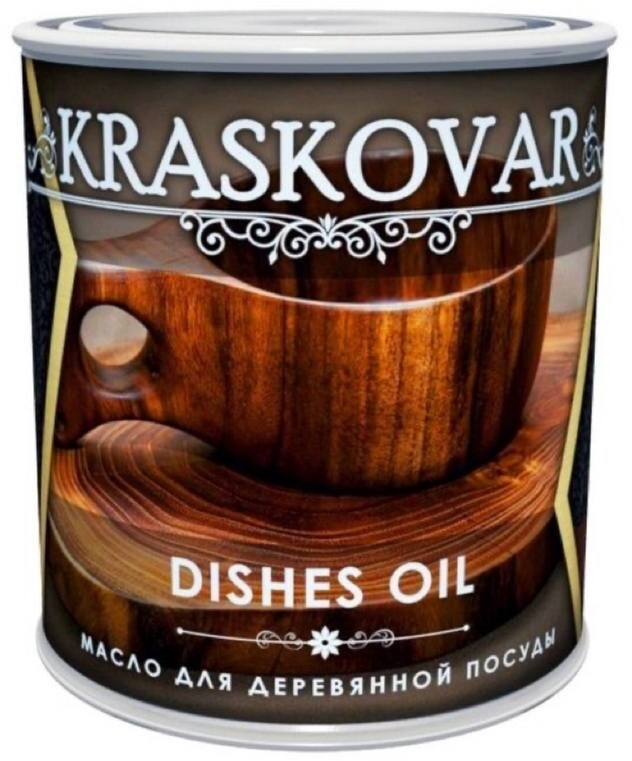 Масло KRASKOVAR Dishes Oil для деревянной посуды и разделочных досок палисандр 0,75 л (2121)