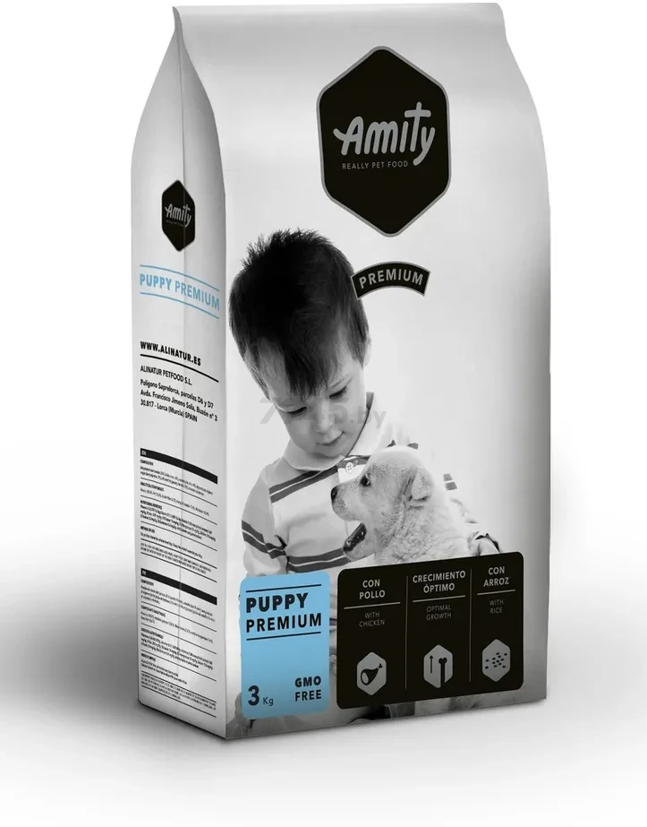 Сухой корм для щенков AMITY Puppy 3 кг (8436538940525)