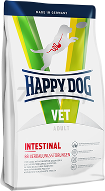 Сухой корм для собак HAPPY DOG Vet Diet Intestinal с проблемами пищеварительной системы 4 кг (61040)