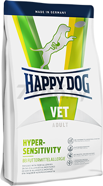 Сухой корм для собак HAPPY DOG Vet Diet Hypersensitivity с пищевой аллергией и пищевой непереносимостью 12 кг (61035)