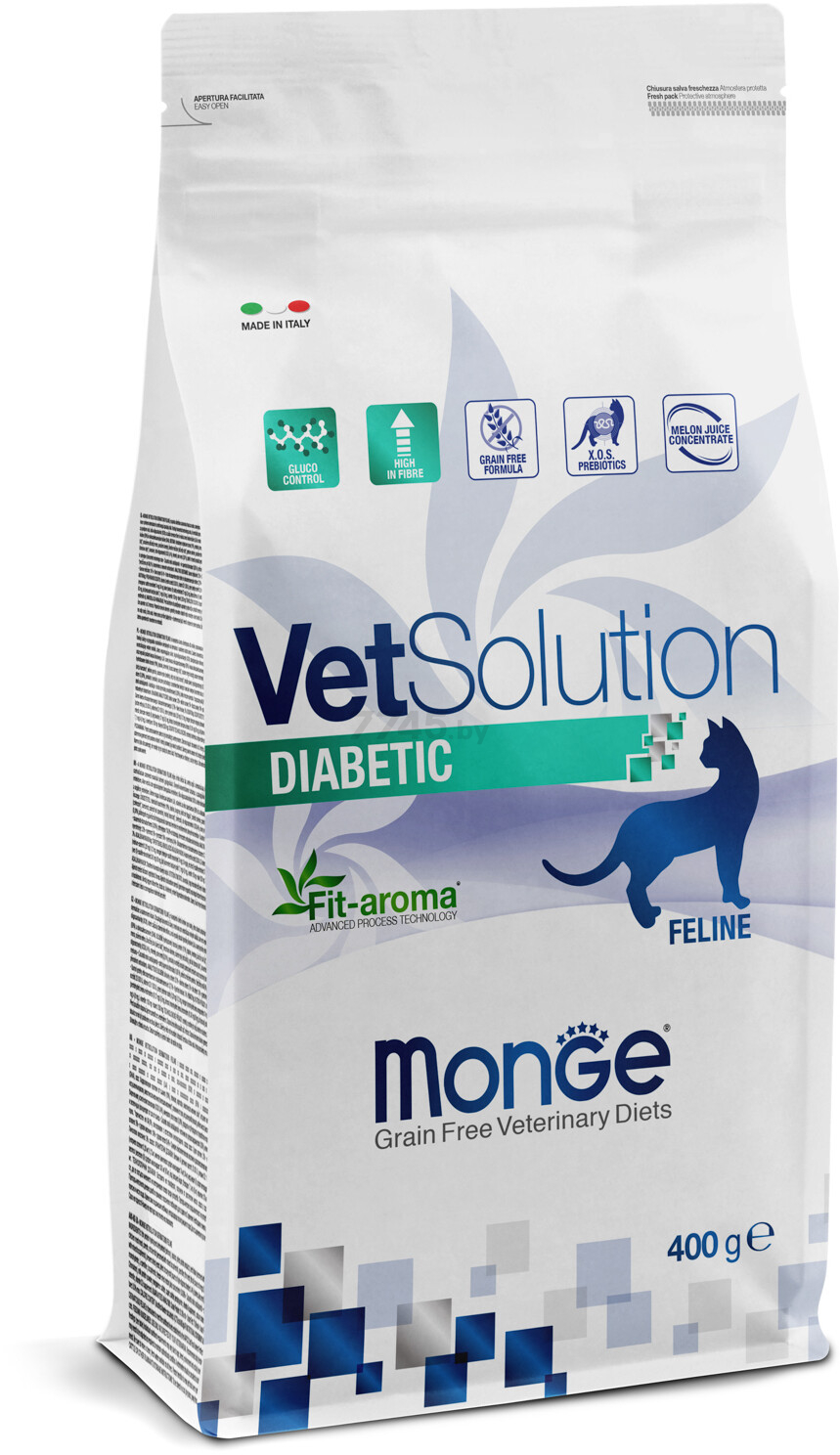 Корм для кошек MONGE Vet Diabetic, Super, 0,4кг (70081740)