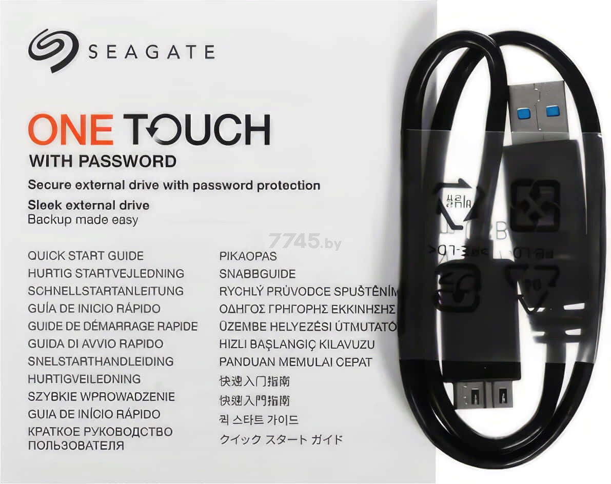 Внешний жесткий диск SEAGATE One Touch 5TB Black (STKZ5000400) - Фото 9