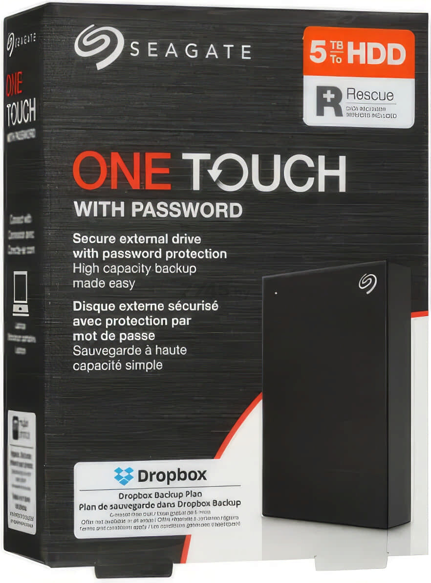 Внешний жесткий диск SEAGATE One Touch 5TB Black (STKZ5000400) - Фото 10