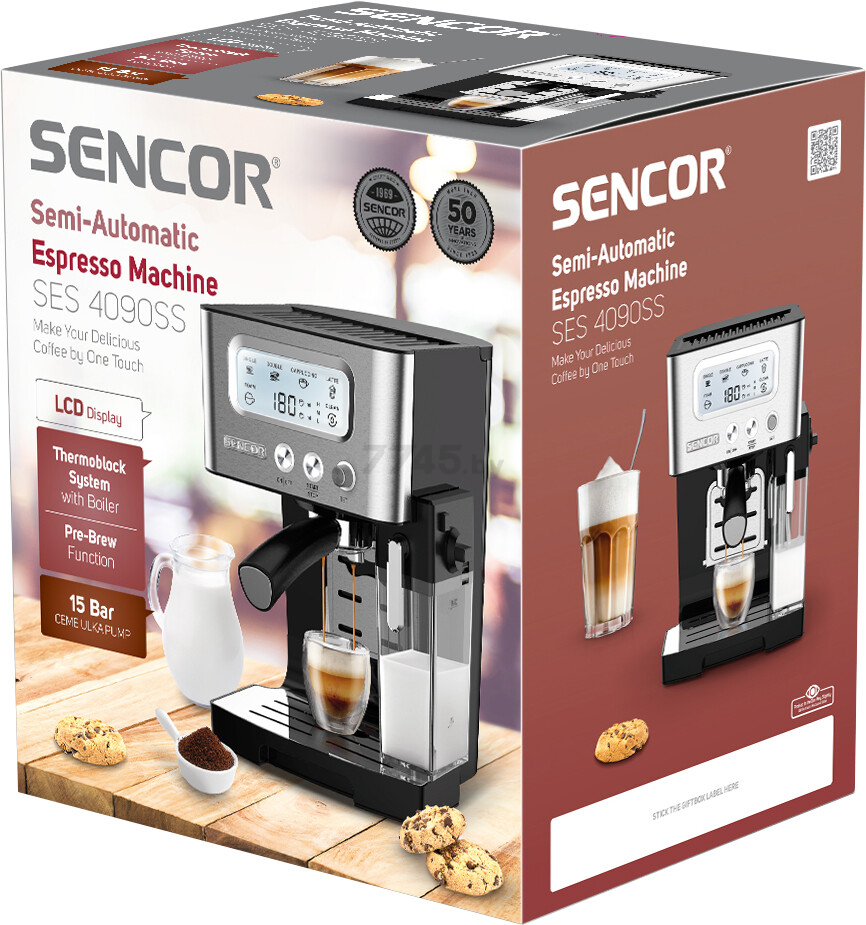 Кофеварка SENCOR SES 4090 SS - Фото 14