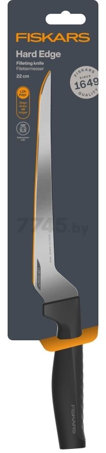 Нож филейный FISKARS Hard Edge 22 см (1054946) - Фото 2