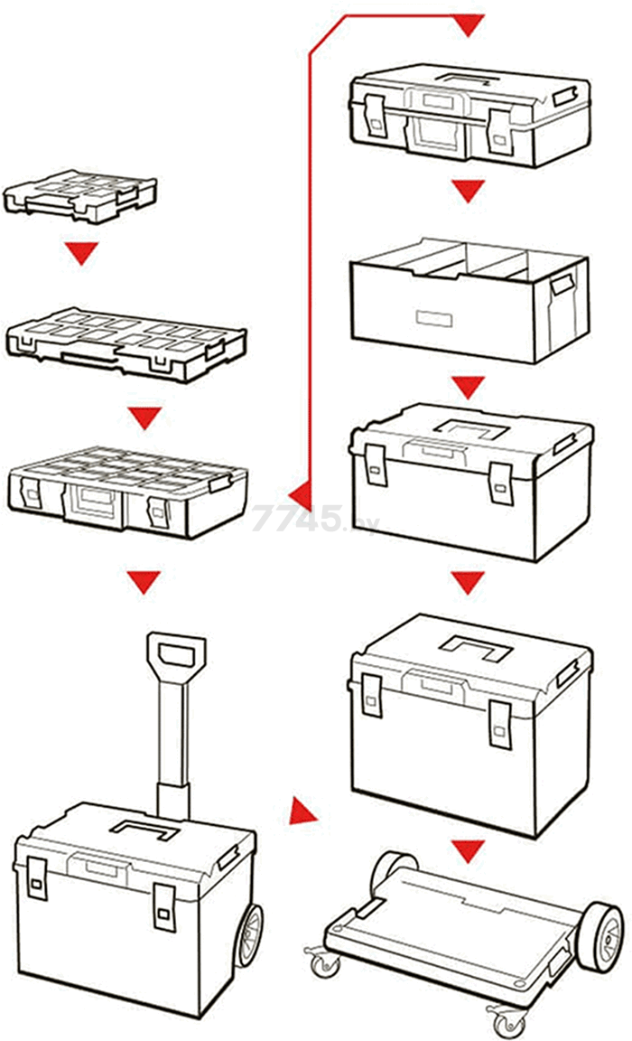 Платформа для ящиков QBRICK SYSTEM One Platforma Transportowa (5901238246039) - Фото 6