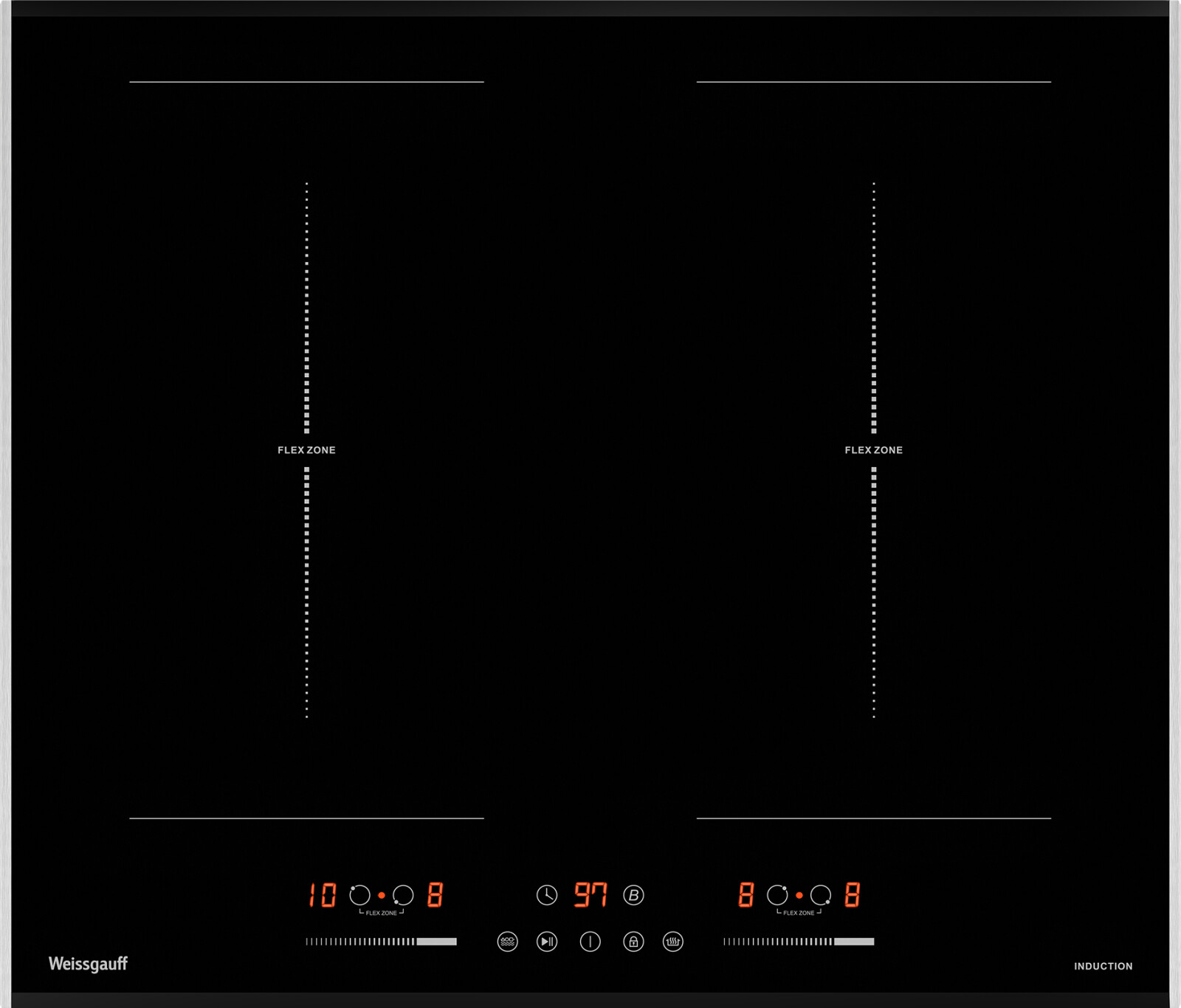 Панель варочная индукционная WEISSGAUFF HI 642 BFZG (HI642BFZG) - Фото 2