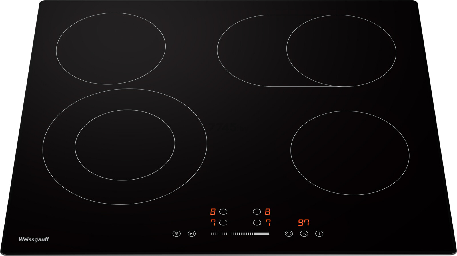 Панель варочная электрическая WEISSGAUFF HV 642 BSG (HV642BSG) - Фото 2