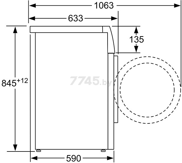 Стиральная машина BOSCH WAN2813KPL - Фото 6