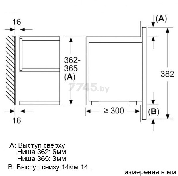 Печь микроволновая встраиваемая BOSCH BFL7221W1 - Фото 5