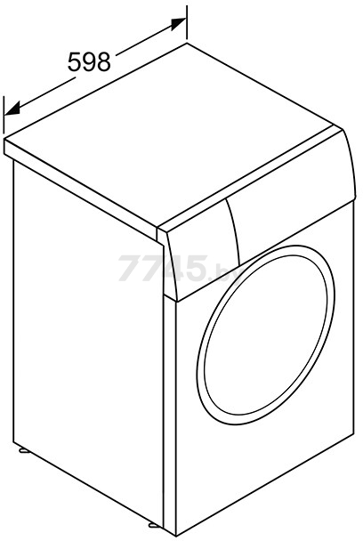 Стиральная машина BOSCH WAJ2407APL - Фото 9