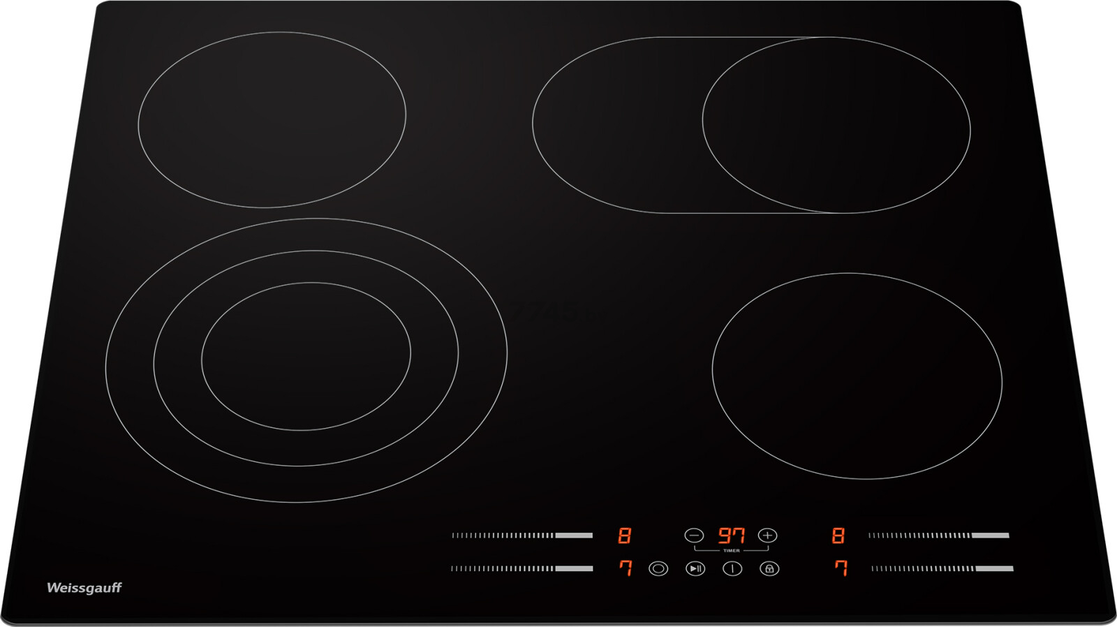 Панель варочная электрическая WEISSGAUFF HV 643 BSG (HV643BSG)