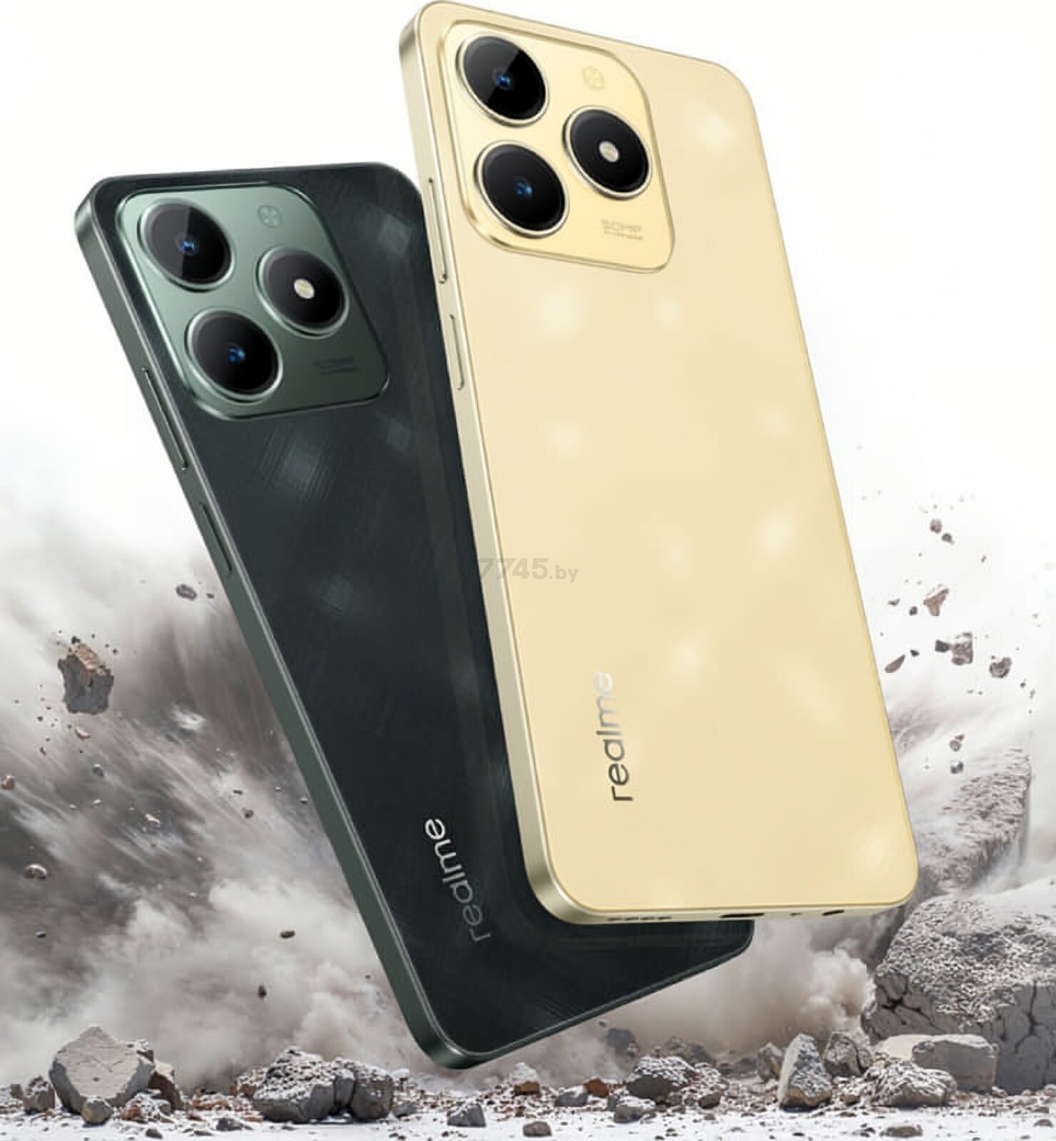 Смартфон REALME C61 8GB/128GB Sparkle Gold - Фото 26