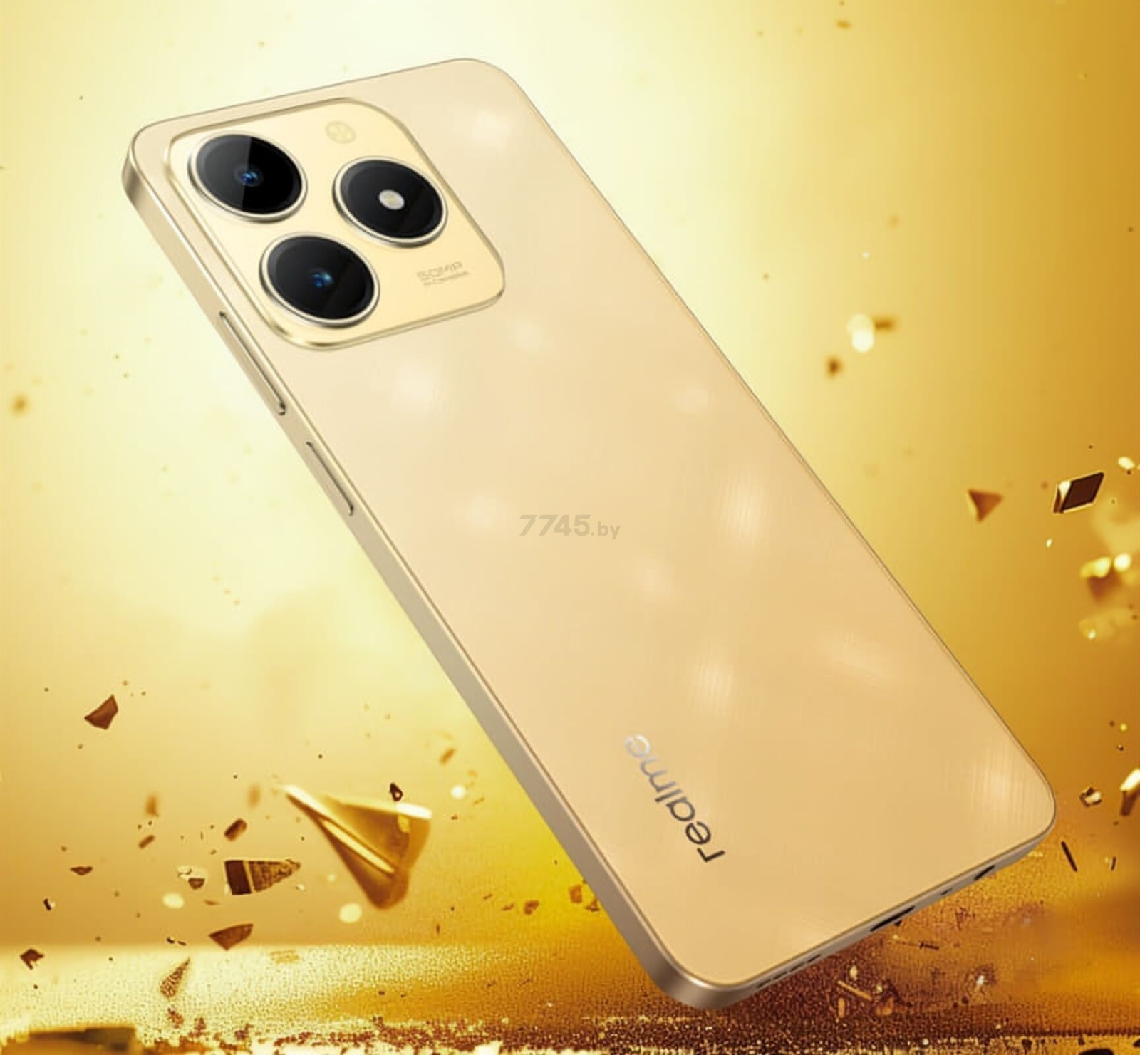 Смартфон REALME C61 8GB/128GB Sparkle Gold - Фото 14