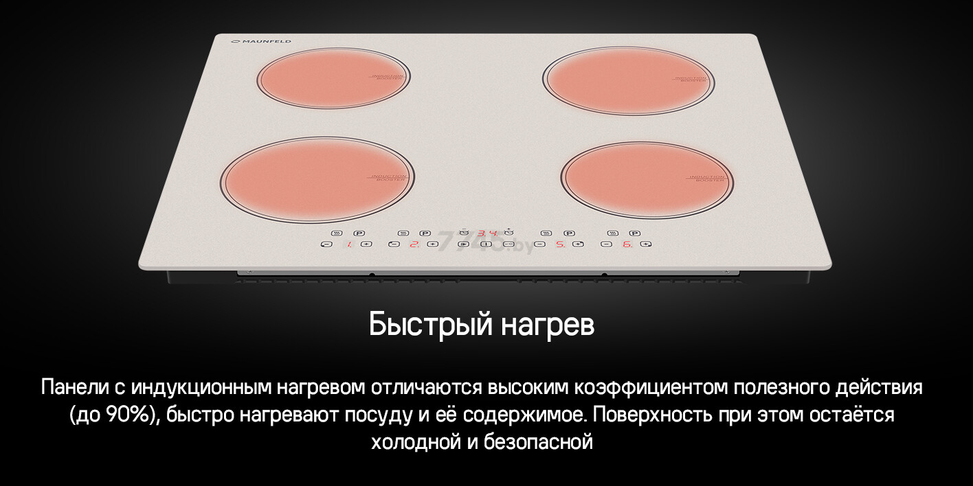 Панель варочная индукционная MAUNFELD CVI594BK (КА-00020819) - Фото 12