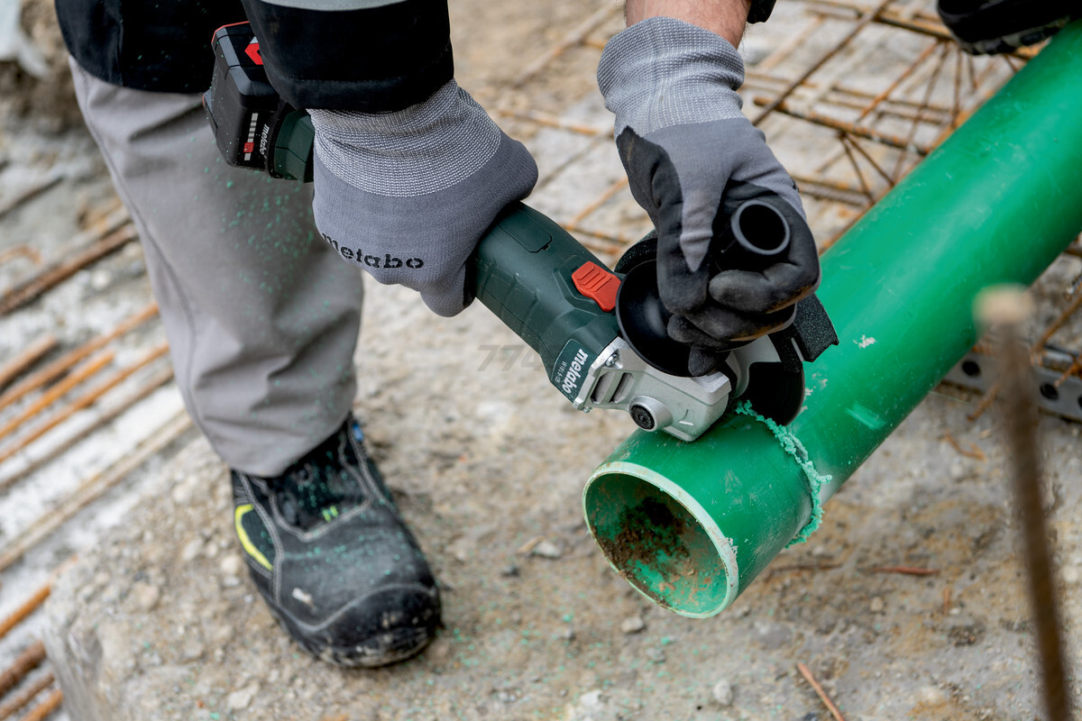 Шлифмашина угловая аккумуляторная METABO W 18 L 9-125 Quick (602249650) - Фото 12