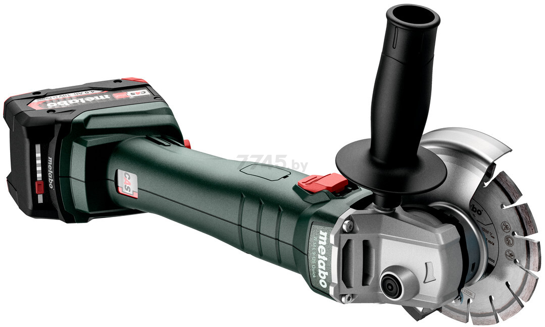 Шлифмашина угловая аккумуляторная METABO W 18 L 9-125 Quick (602249650) - Фото 3