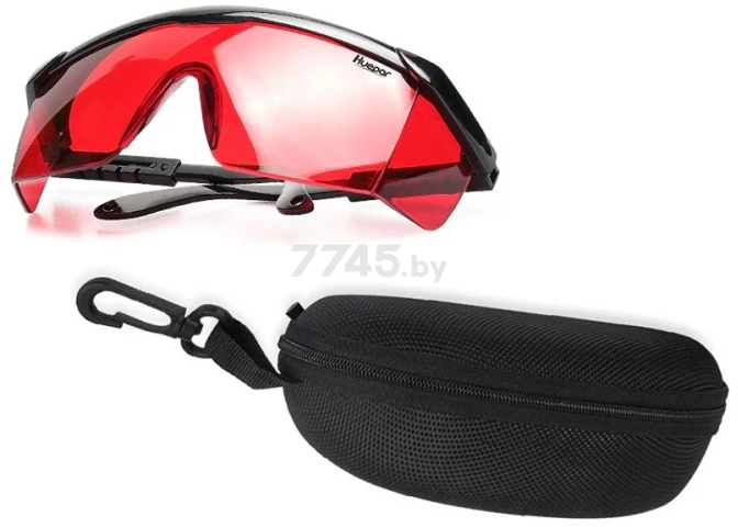 Очки лазерные HUEPAR Laser Glasses Red (0740)