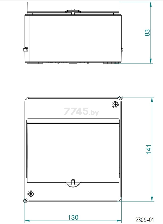 Коробка для пломбировки ELEKTRO-PLAST MINI S-6 6M N/PE (2306-01) - Фото 3