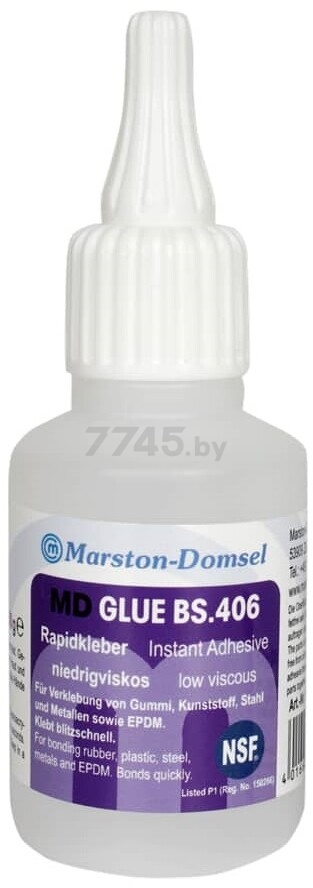 Суперклей MARSTON DOMSEL Glue BS.406 20 г (MGL.BS.F20)