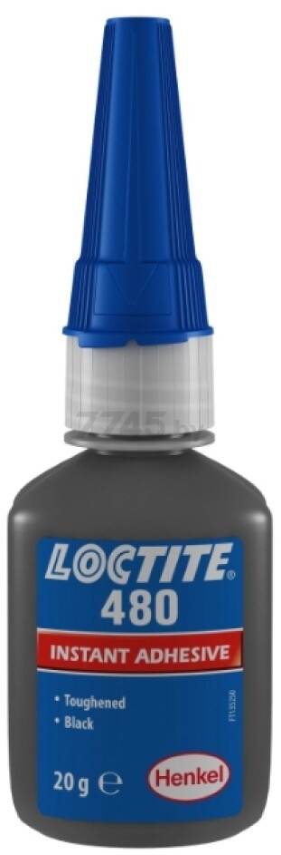 Клей цианоакрилатный LOCTITE 480 упрочненный 20 г (41105)