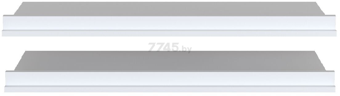 комплект MOBI полок для обуви POLB/100 (2шт.) БелыйMOBI_POLB/100 [1/1] (2шт.) Белый