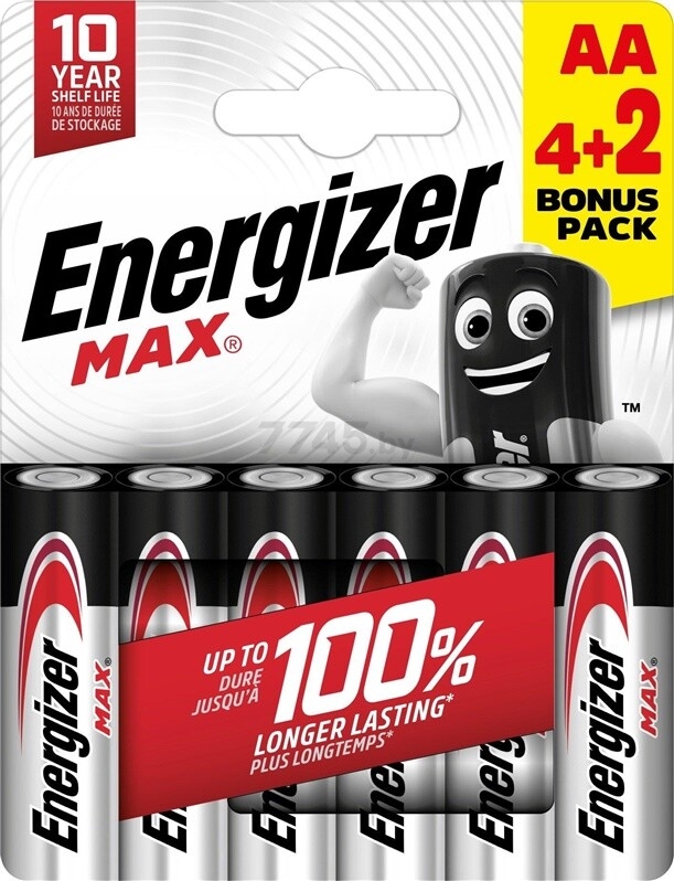 Батарейка AA ENERGIZER MAX 6 штук