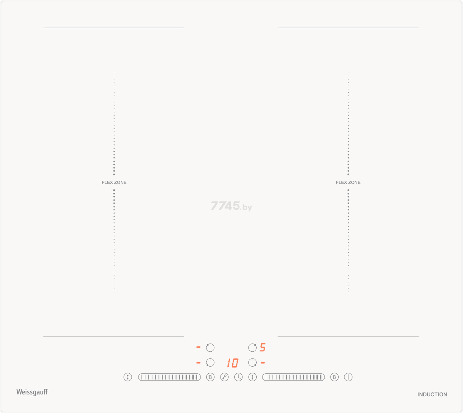 Панель варочная индукционная WEISSGAUFF HI 642 WSCM (HI642WSCM)