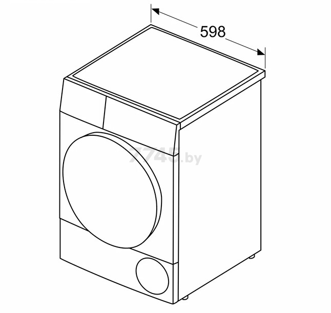 Машина сушильная BOSCH WQB245B40 - Фото 7