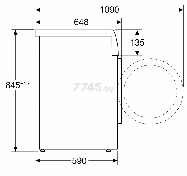 Машина стиральная BOSCH WGB2560X0 - Фото 8