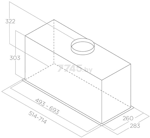 Вытяжка встраиваемая ELICA LANE SENSOR IX/A/52 (LANESENSORIX/A/52) - Фото 3