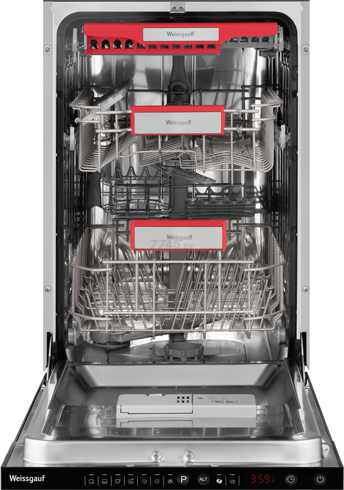 Машина посудомоечная встраиваемая WEISSGAUFF BDW 4536 D Infolight (BDW4536DInfolight) - Фото 3