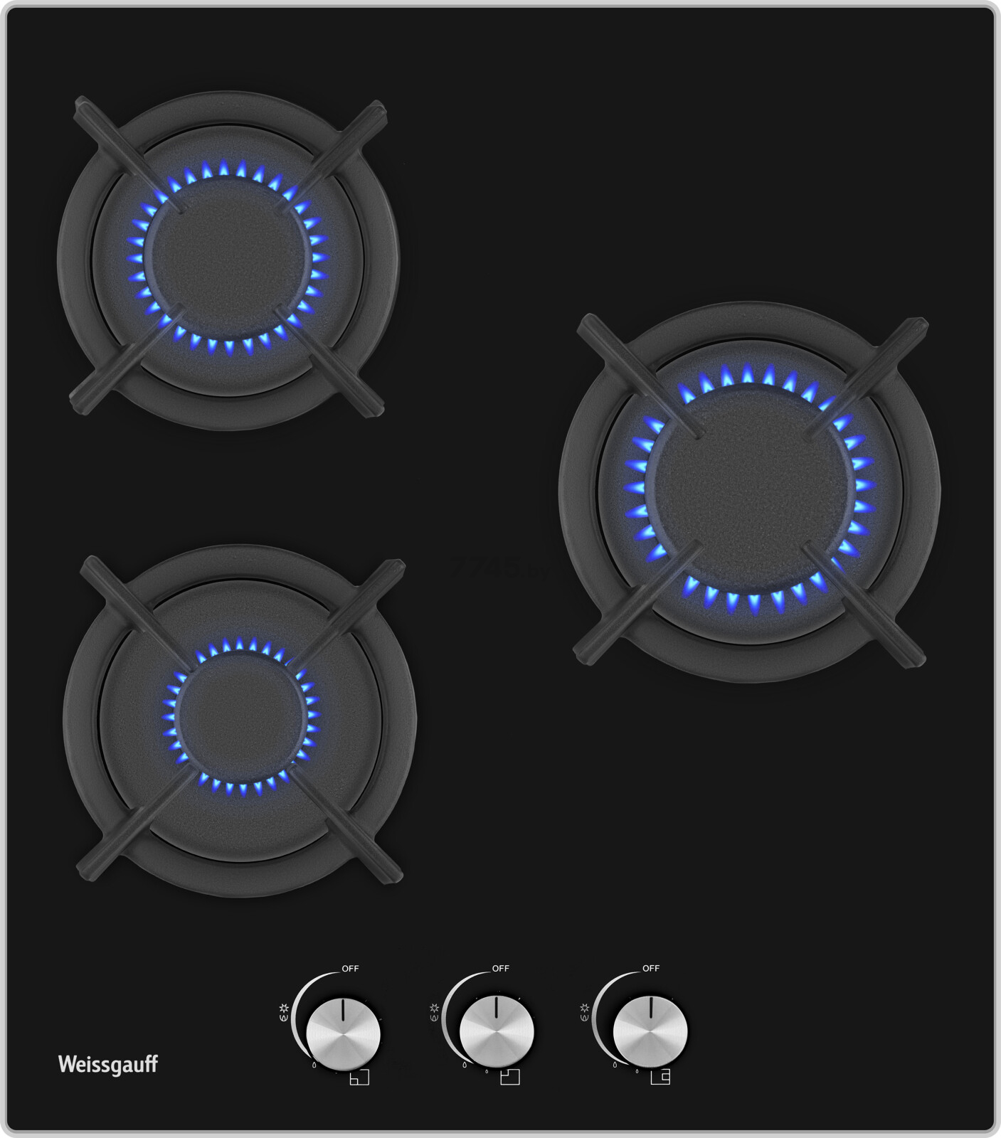 Панель варочная газовая WEISSGAUFF HG 430 BGH (HG430BGH)