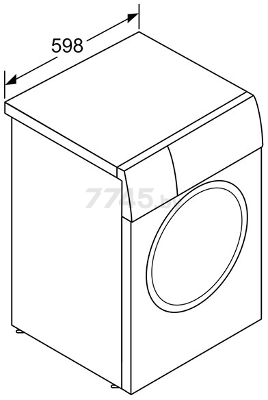 Машина стиральная BOSCH WGB244040 - Фото 7