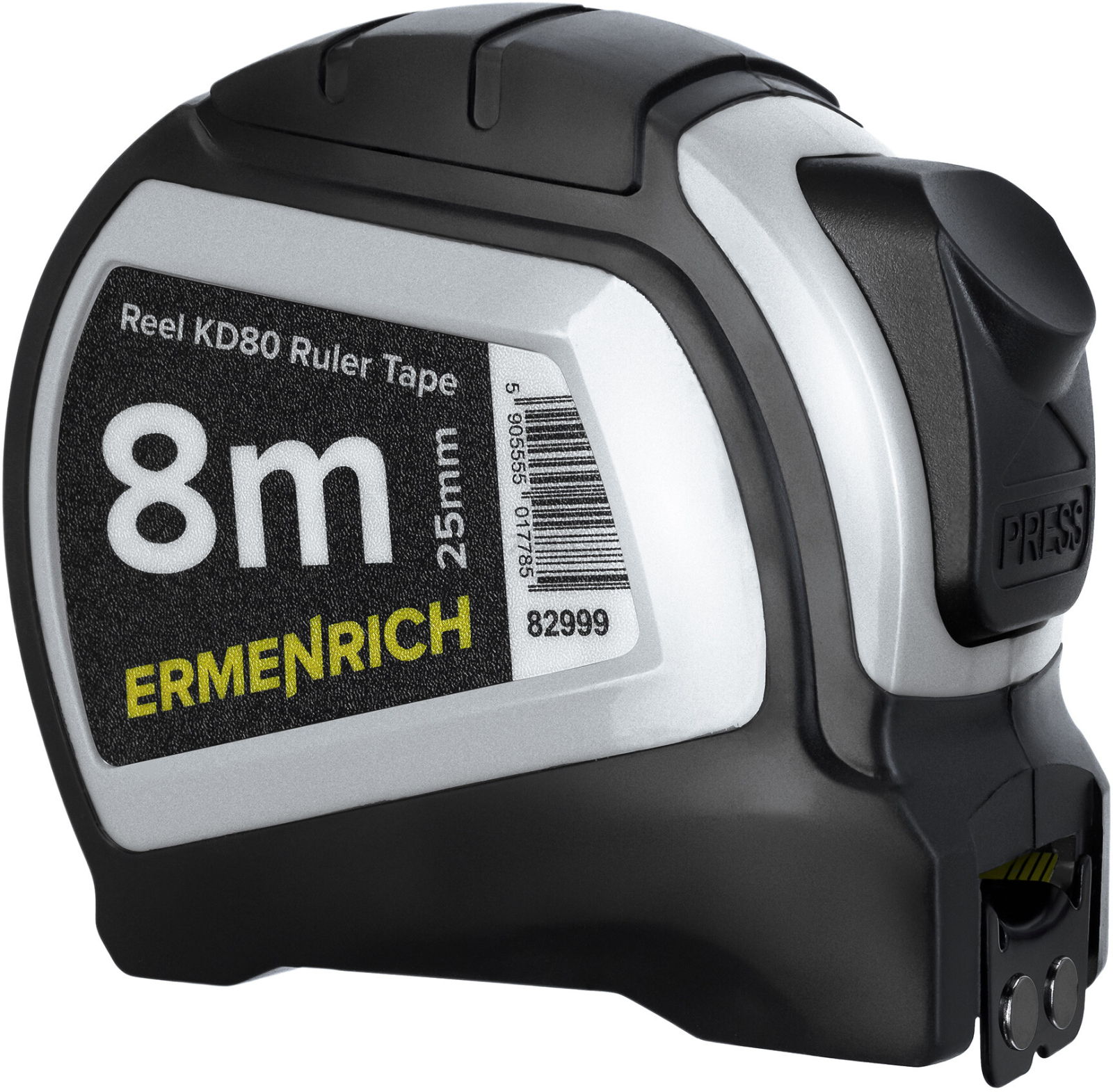 Рулетка 25 мм 8 м ERMENRICH Reel KD80 (82999) - Фото 3